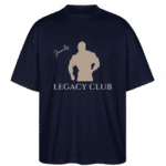 Legacy club t shirt navy front
